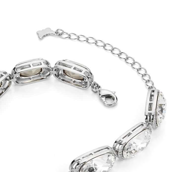 Crystal crystal tennis bracelet — variable colour - Clear