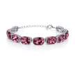 Crystal crystal tennis bracelet — variable colour - Mauve