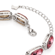 Crystal crystal tennis bracelet — variable colour - Mauve