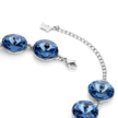 Rivoli crystal adjustable bracelet — variable colour - Aqua Blue