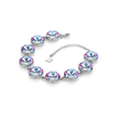 Rivoli crystal adjustable bracelet — variable colour - Aurora