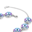 Rivoli crystal adjustable bracelet — variable colour - Aurora