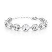 Rivoli crystal adjustable bracelet — variable colour - Clear