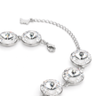 Rivoli crystal adjustable bracelet — variable colour - Clear