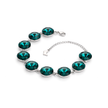 Rivoli crystal adjustable bracelet — variable colour - Emerald Green