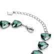 Crystal crystal adjustable bracelet — variable colour - Emerald Green