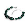 Crystal crystal adjustable bracelet — variable colour - Emerald Green
