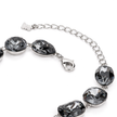 Crystal crystal adjustable bracelet — variable colour - Gunmetal