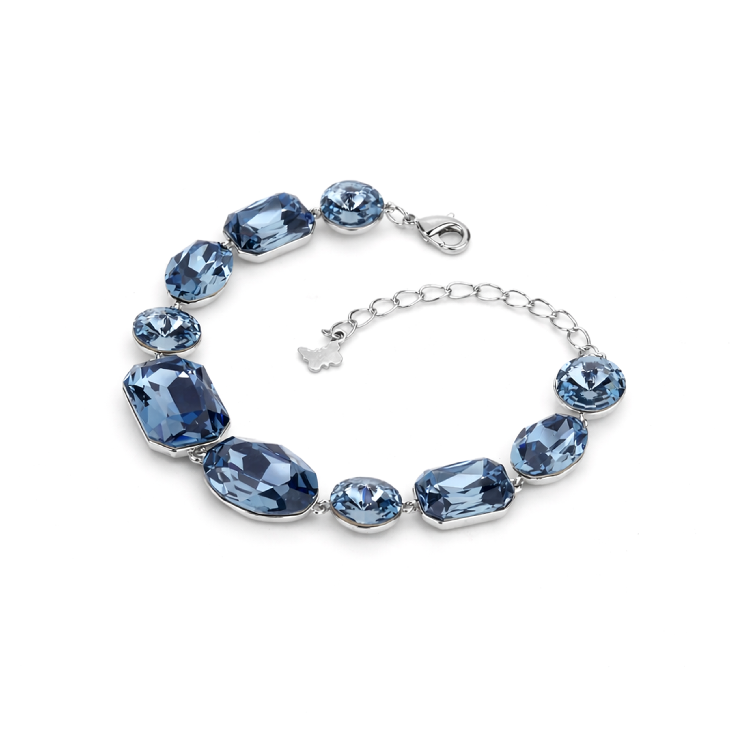 Crystal crystal adjustable bracelet — variable colour - Deep Blue