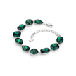 Crystal crystal adjustable bracelet — variable colour - Emerald Green