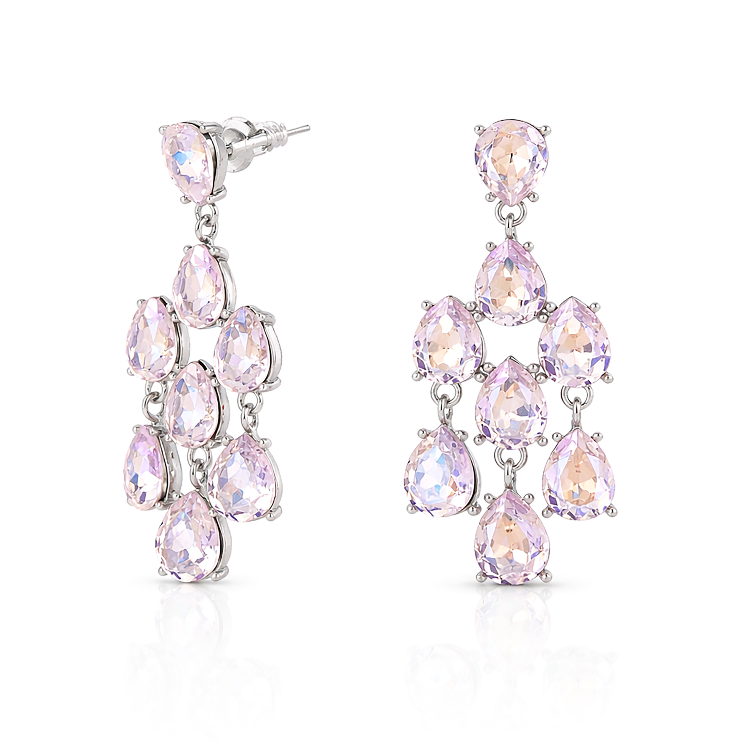 Pear Chandelier Drop Earrings - Aurora
