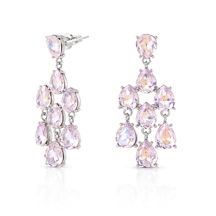 Pear Chandelier Drop Earrings - Aurora
