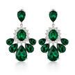 Emerald Garden Statement Necklace Set