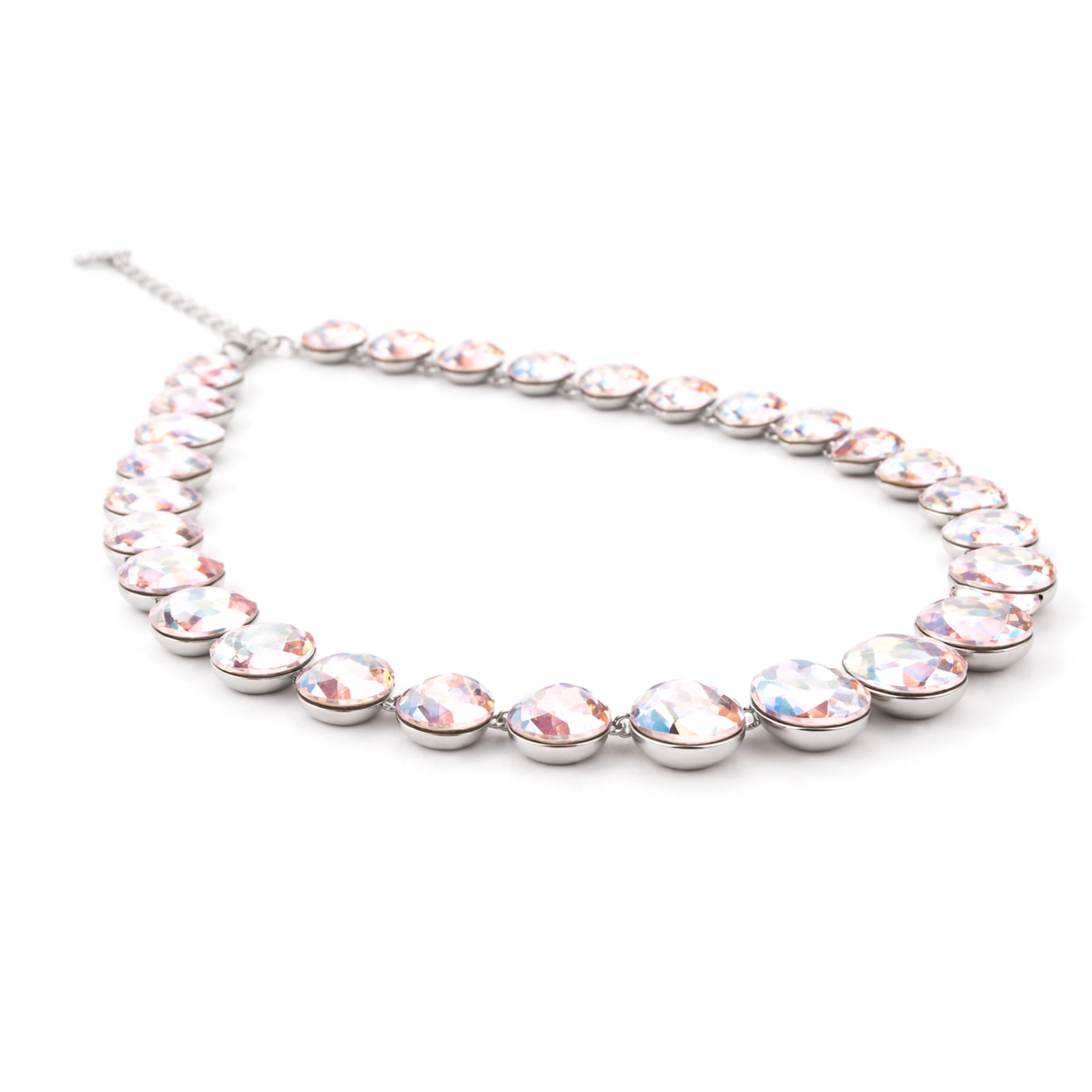 Blush Royale Tennis Necklace Set