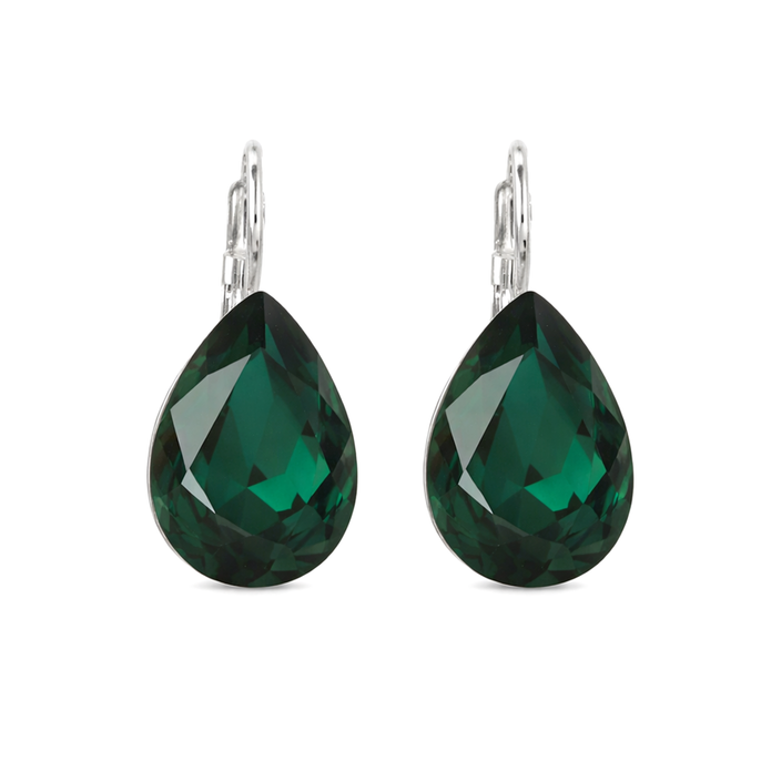 Blush Royale Tennis Necklace Set - Emerald Green