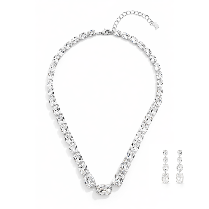 Royal Kundan Pendant - Clear