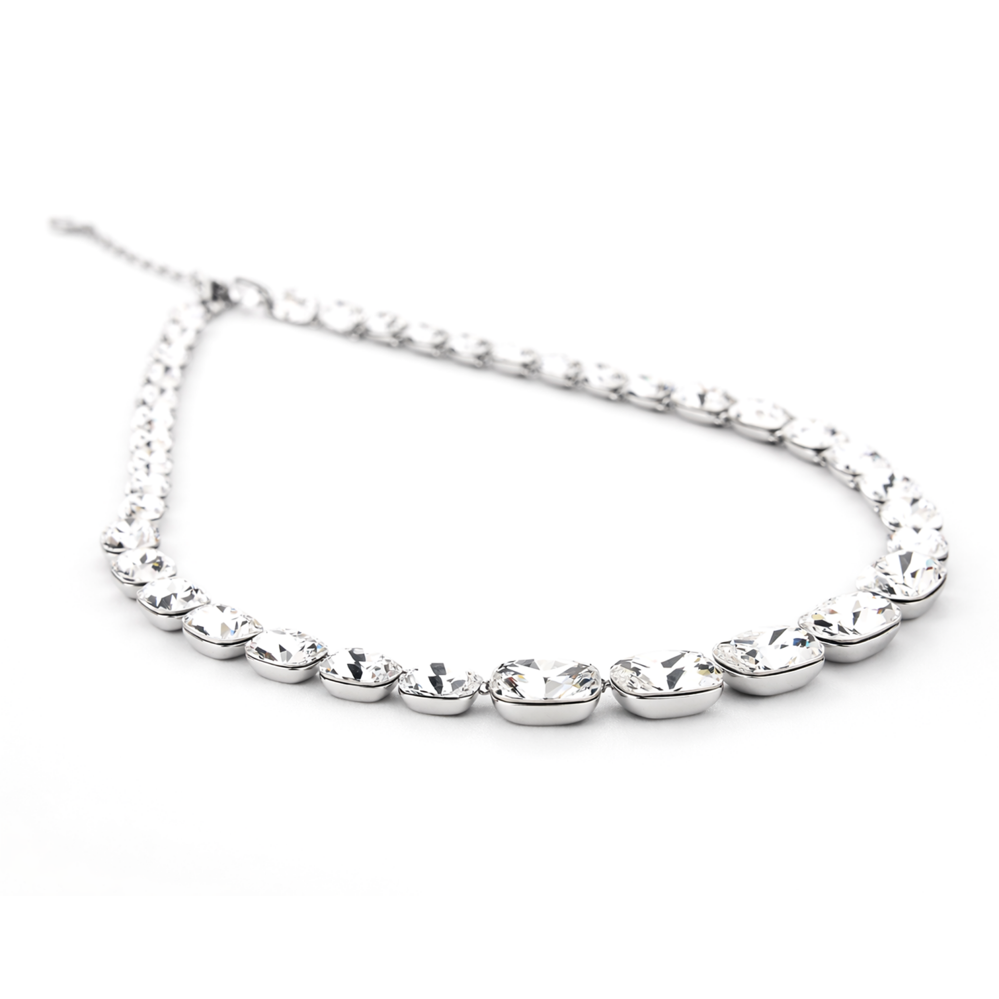 Royal Kundan Pendant - Silver