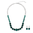 Teal Tide Beaded Necklace Set