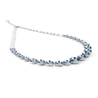 Teal Tide Beaded Necklace Set - Blue