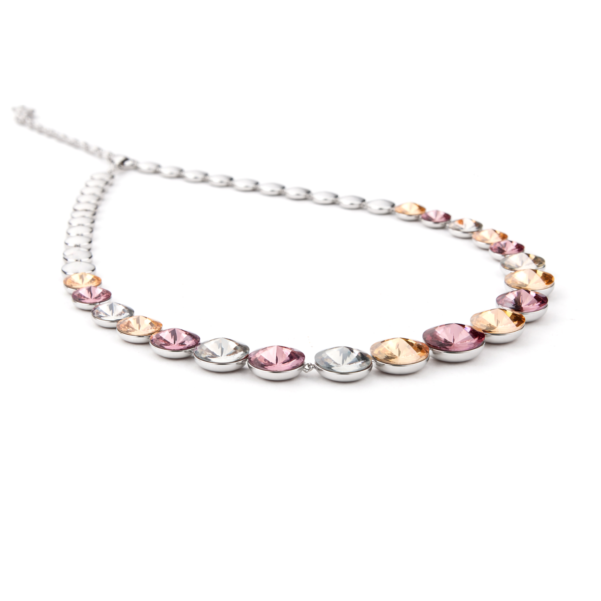 Teal Tide Beaded Necklace Set - Multi-Colour