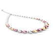 Teal Tide Beaded Necklace Set - Multi-Colour