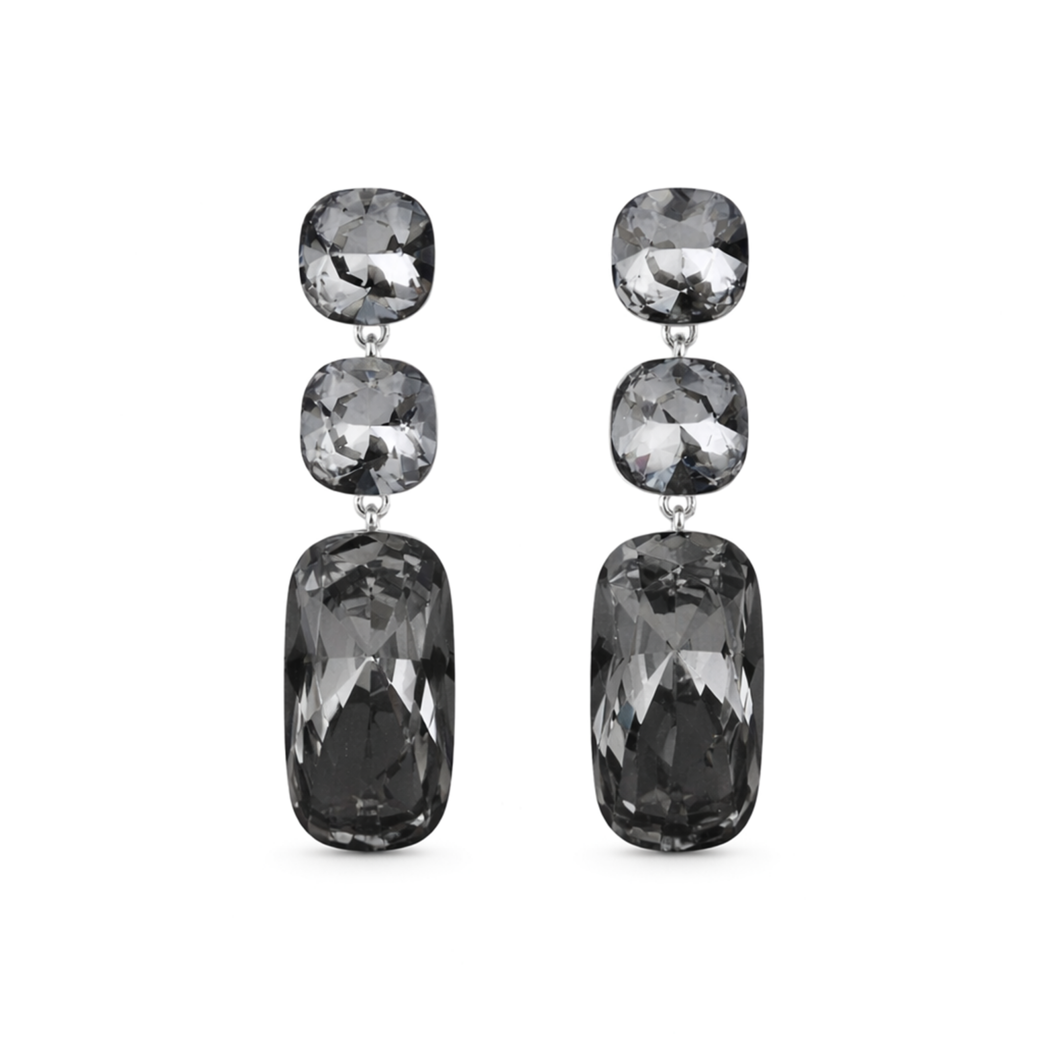 Onyx Eclipse Crystal Necklace Set