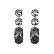 Onyx Eclipse Crystal Necklace Set