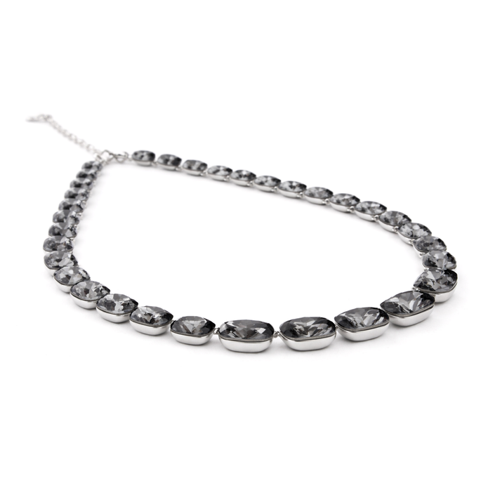 Onyx Eclipse Crystal Necklace Set