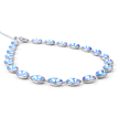 Aqua Dream Oval Crystal Necklace Set