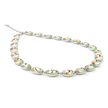 Aqua Dream Oval Crystal Necklace Set - Ivory