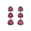 Fuchsia Heart Crystal Necklace Set