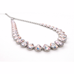 Blush Royale Tennis Necklace Set - Rose Quartz