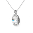 Golden Petals Pendant - Silver