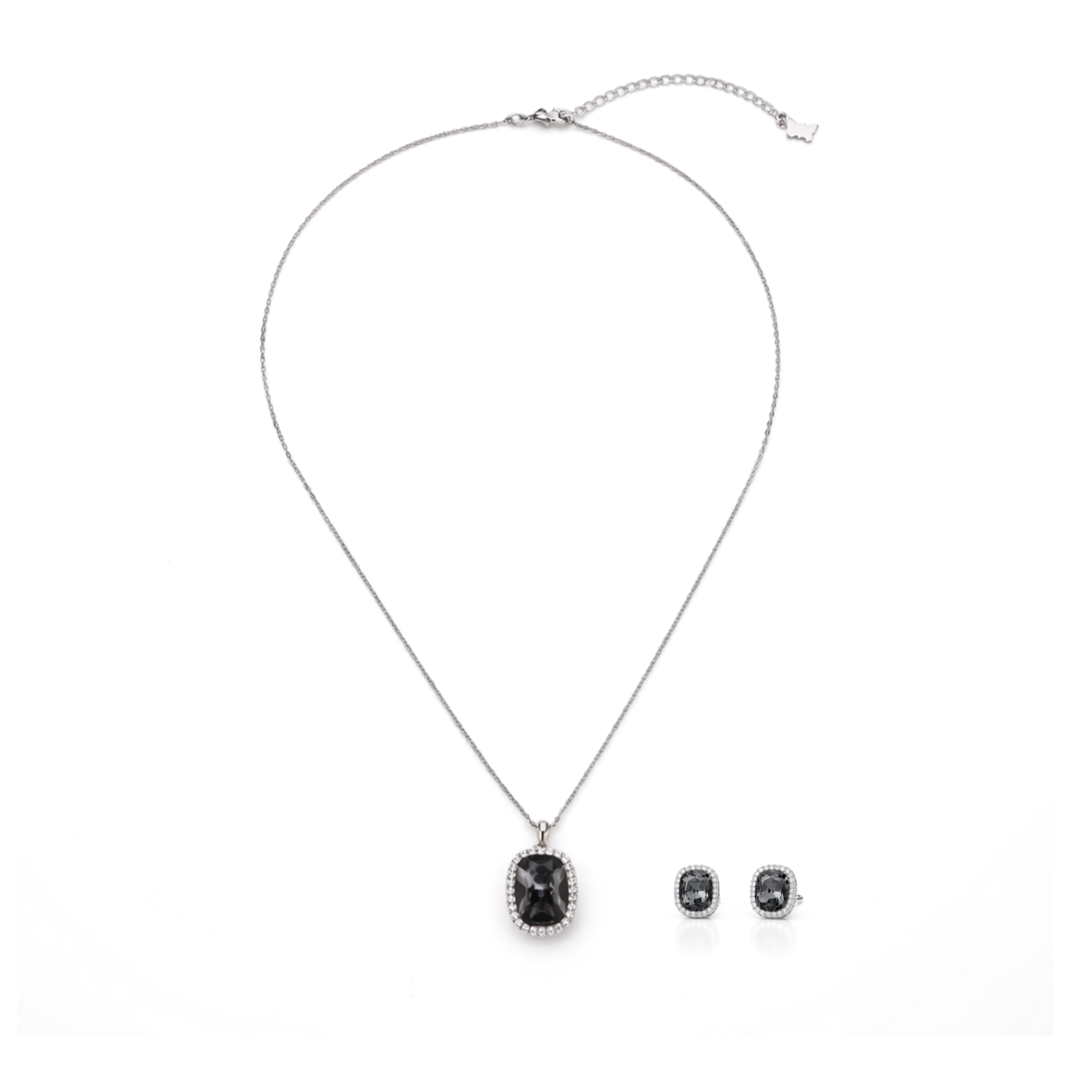 Golden Petals Pendant - Silver