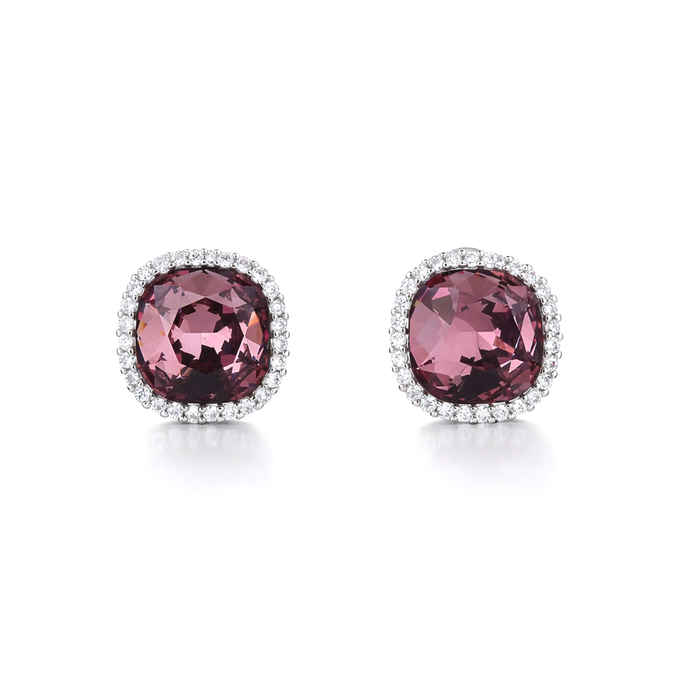Blush & Ice Contrast Ring - Ruby Pink