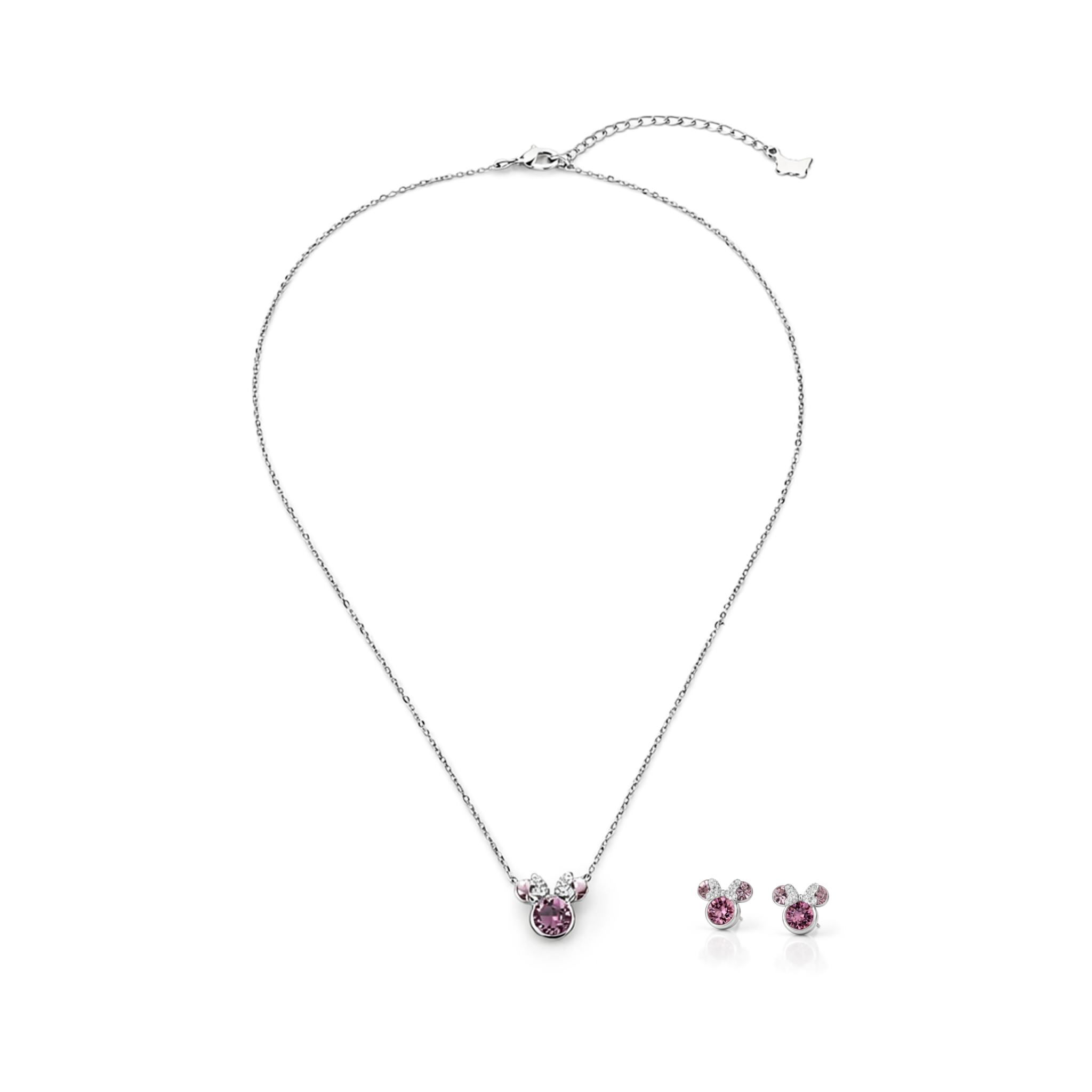 Rose Quartz Drop Pendant - Blue