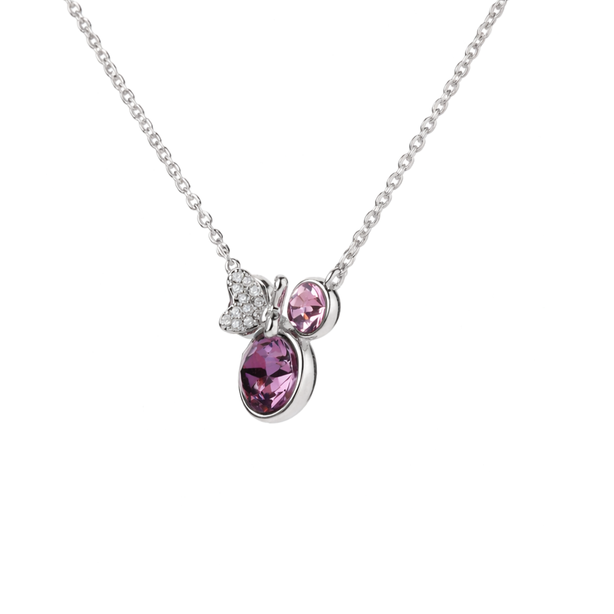 Rose Quartz Drop Pendant - Blue