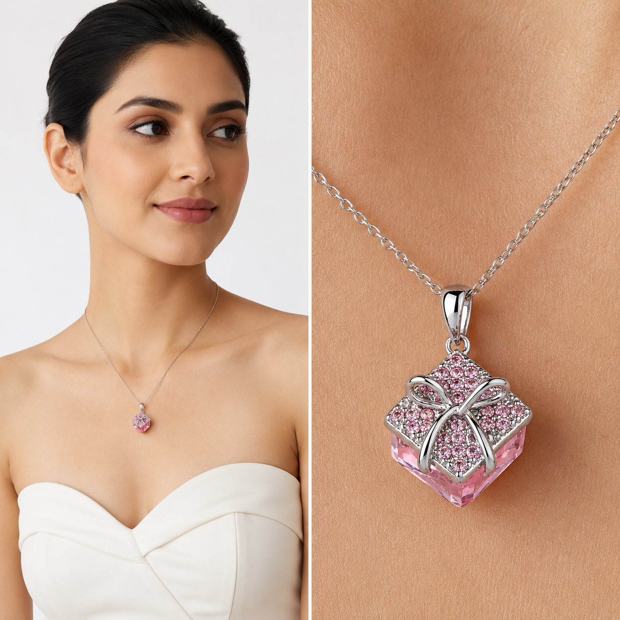Rosette Candy Drop - Pink
