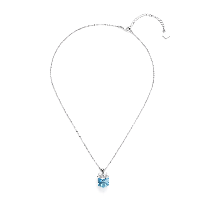 Rosette Candy Drop - Aquamarine Blue