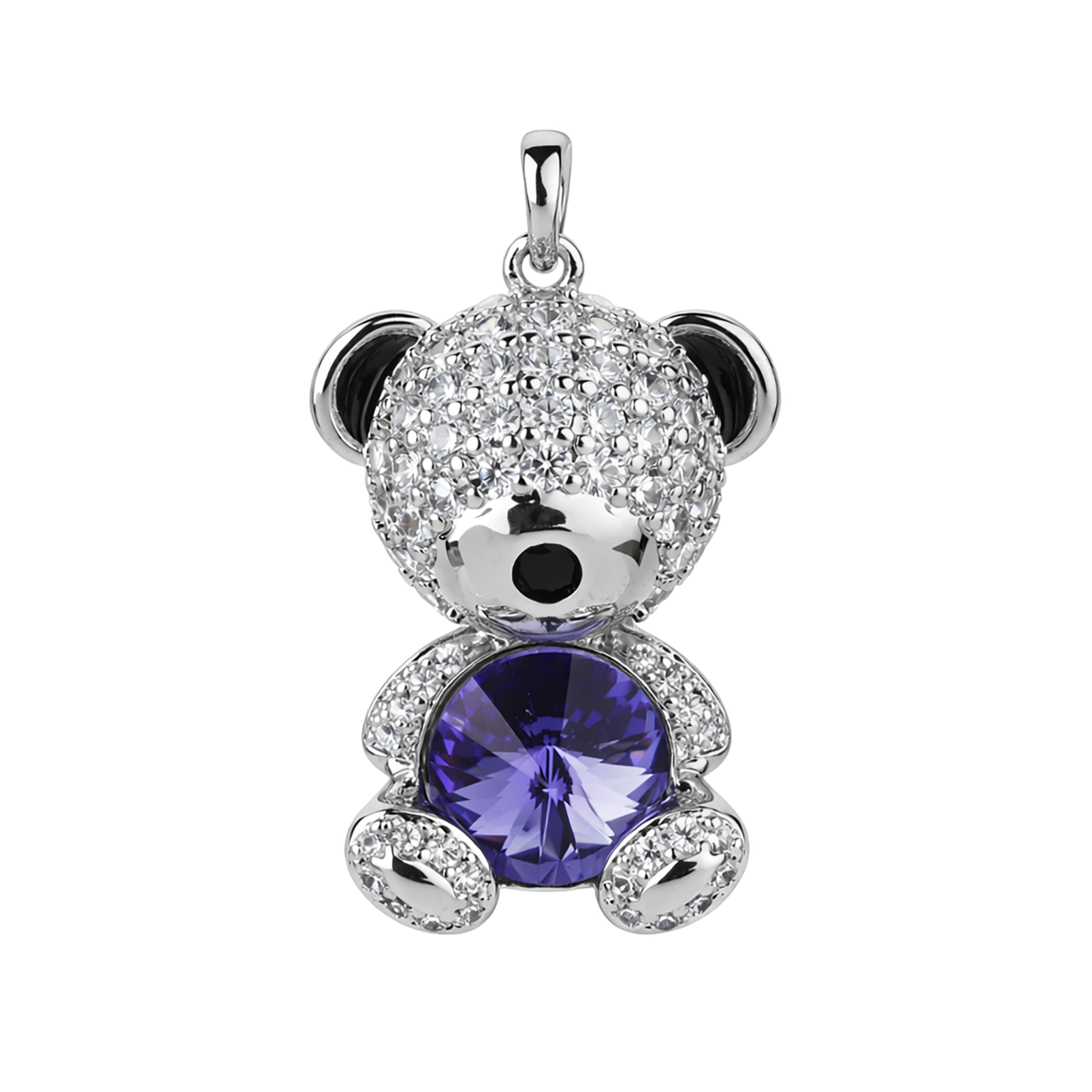 Crystal Panda — Amethyst