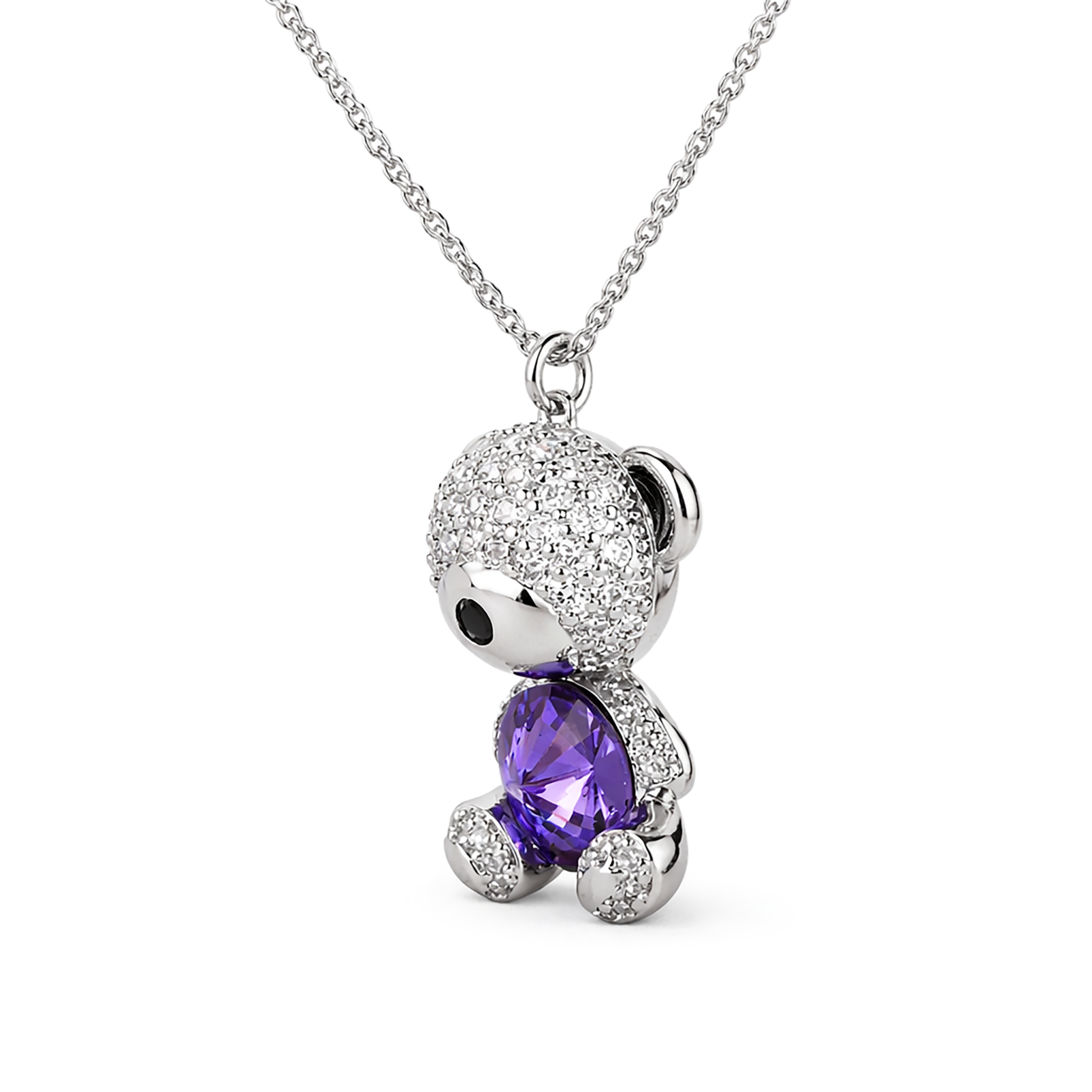 Crystal Panda — Amethyst