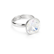 Aurora Crystal Cushion Ring