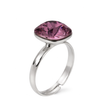 Aurora Crystal Cushion Ring - Lavender