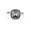 Aurora Crystal Cushion Ring - Gold