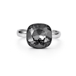 Aurora Crystal Cushion Ring - Rose pink
