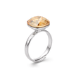 Aurora Crystal Cushion Ring - Oragne