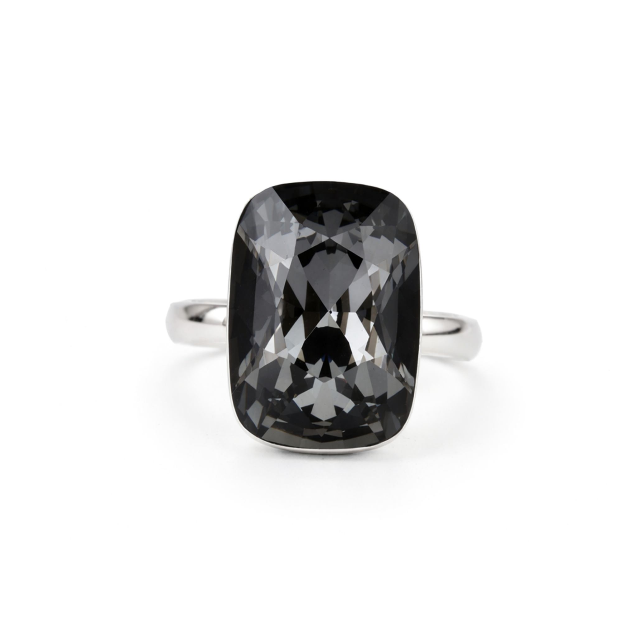 Midnight Onyx Cushion Ring