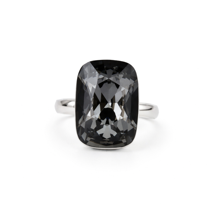 Midnight Onyx Cushion Ring