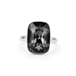 Midnight Onyx Cushion Ring