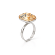 Midnight Onyx Cushion Ring - Gold
